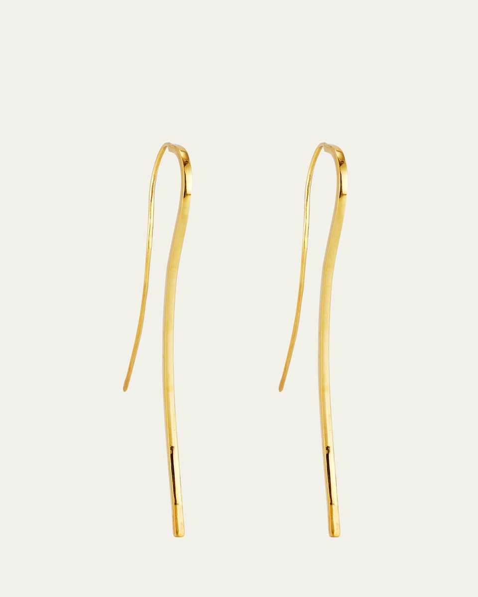 Nikki Bar Earrings with 18K Yellow Gold Plating